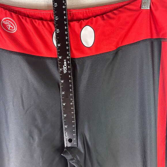 Run Disney Mickey Mouse Pants Leggings cropped large womans marathon stretch - Picture 6 of 8